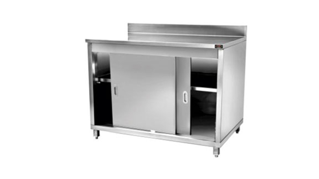 ST.STEEL, Under Counter Cabinet With Splashback